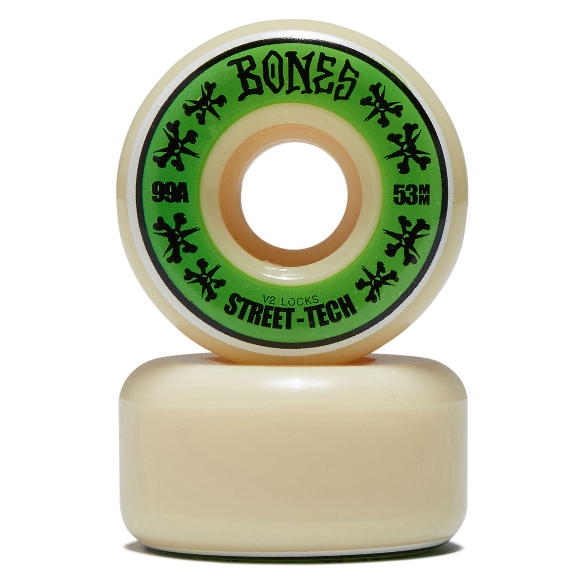 Bones STF Locks 99a V2 Locks Skateboard Wheels - 53mm image 2