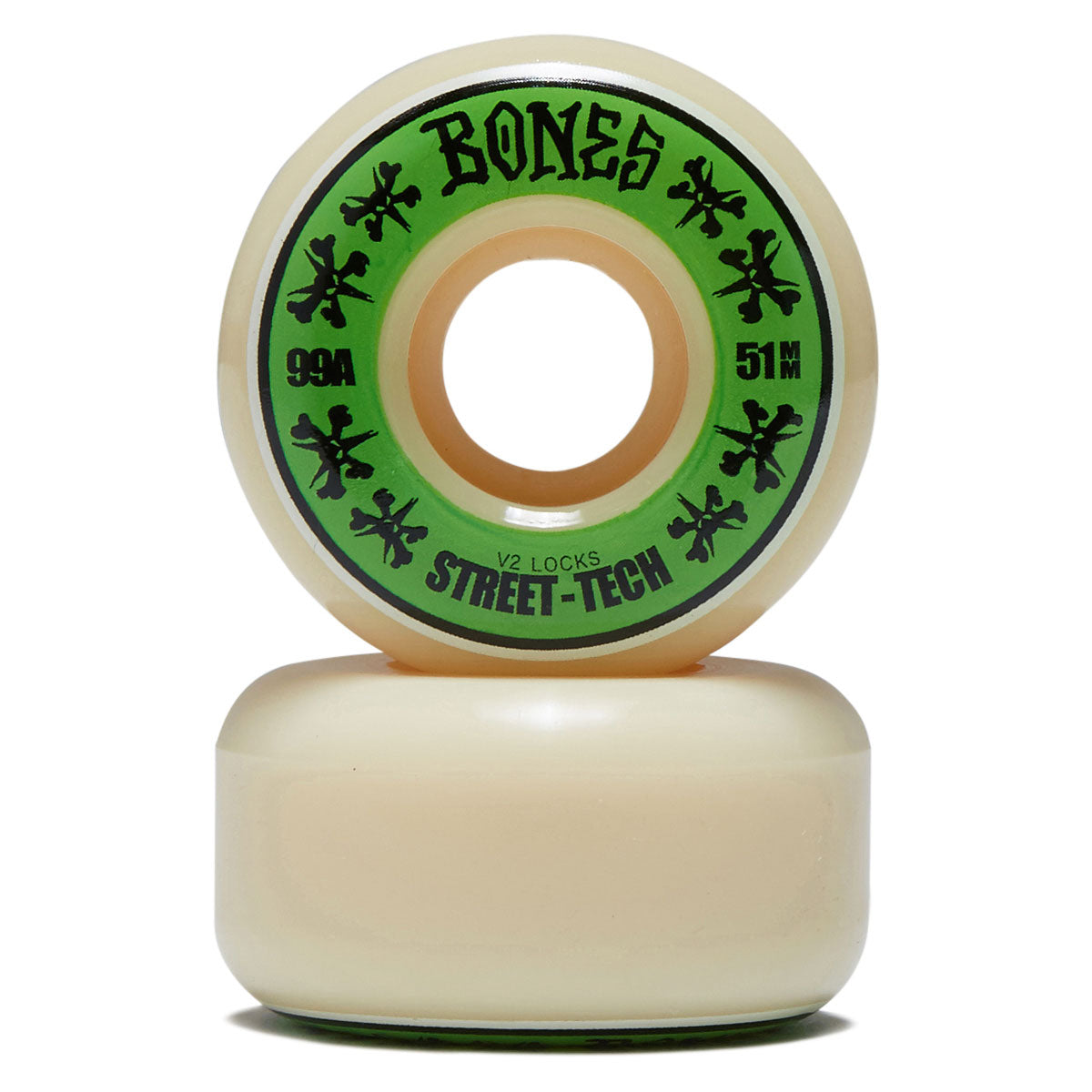Bones STF Locks 99a V2 Locks Skateboard Wheels - 51mm image 2