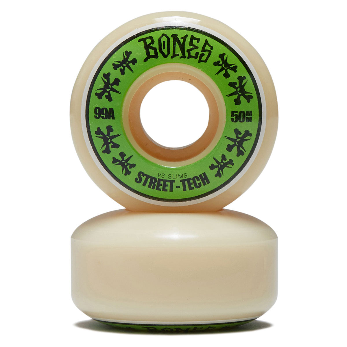 Bones STF Slims 99a V3 Slim Skateboard Wheels - 50mm image 2