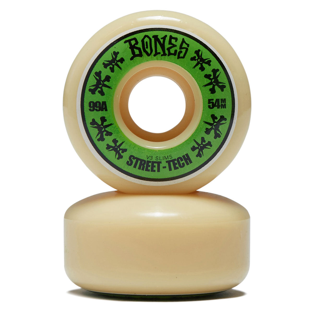 Bones STF Slims 99a V3 Slim Skateboard Wheels - 54mm image 2