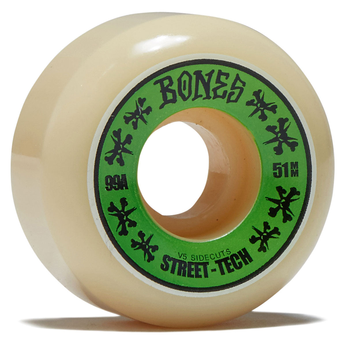 Bones STF Sidecuts 99a V5 Sidecut Skateboard Wheels - 51mm image 1