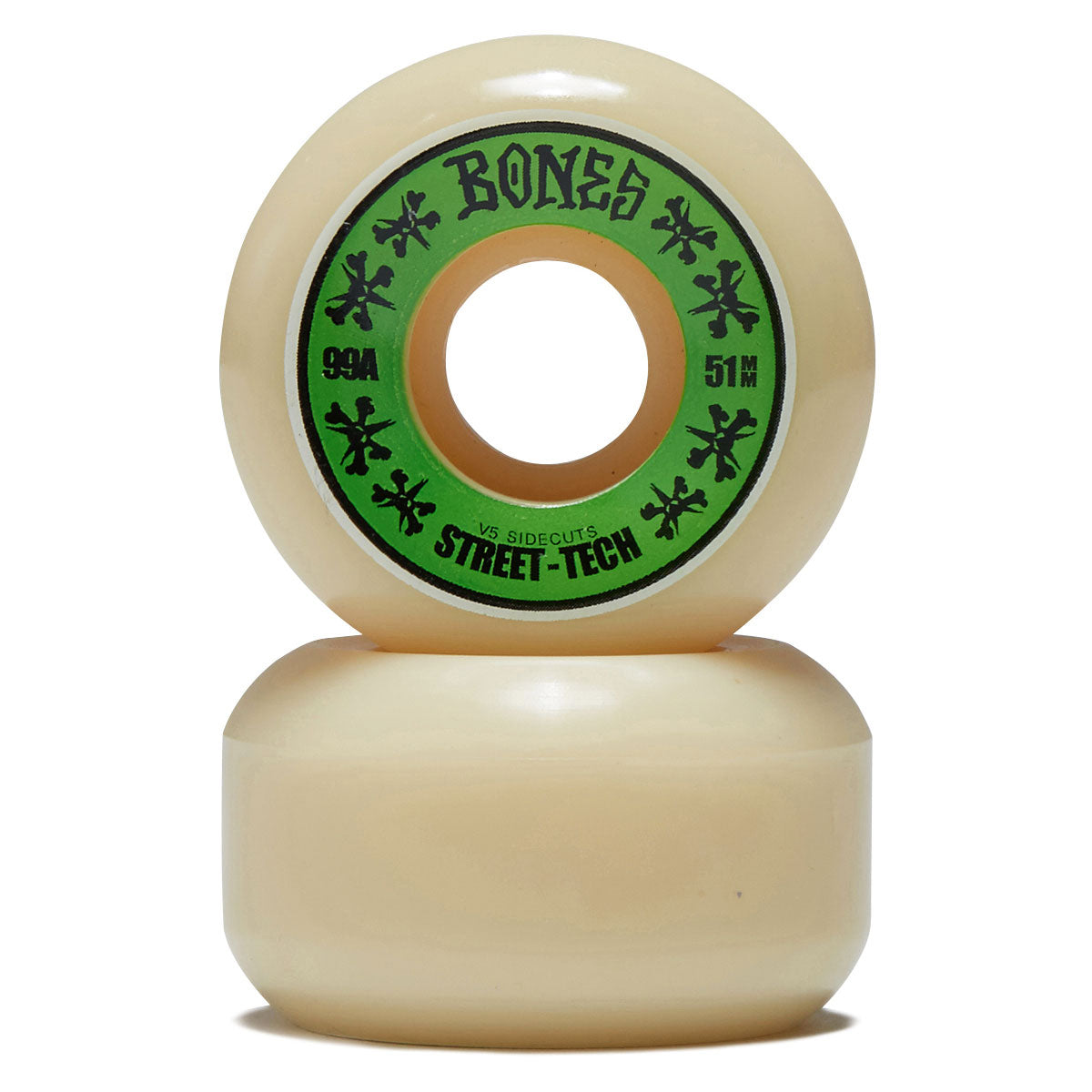 Bones STF Sidecuts 99a V5 Sidecut Skateboard Wheels - 51mm image 2