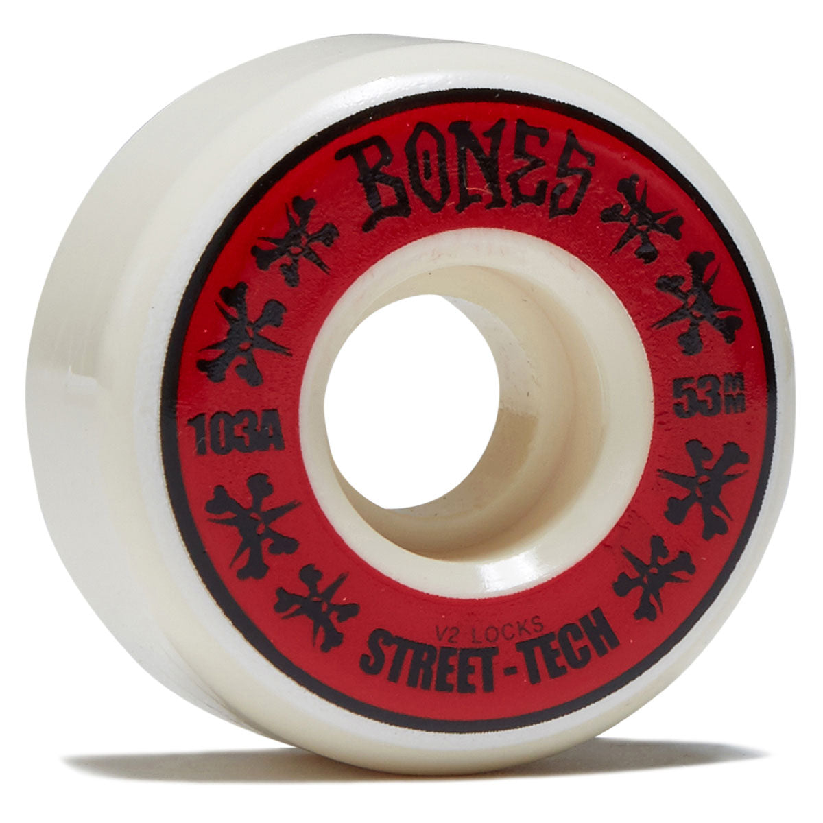Bones STF Locks 103a V2 Lock Skateboard Wheels - 53mm image 1