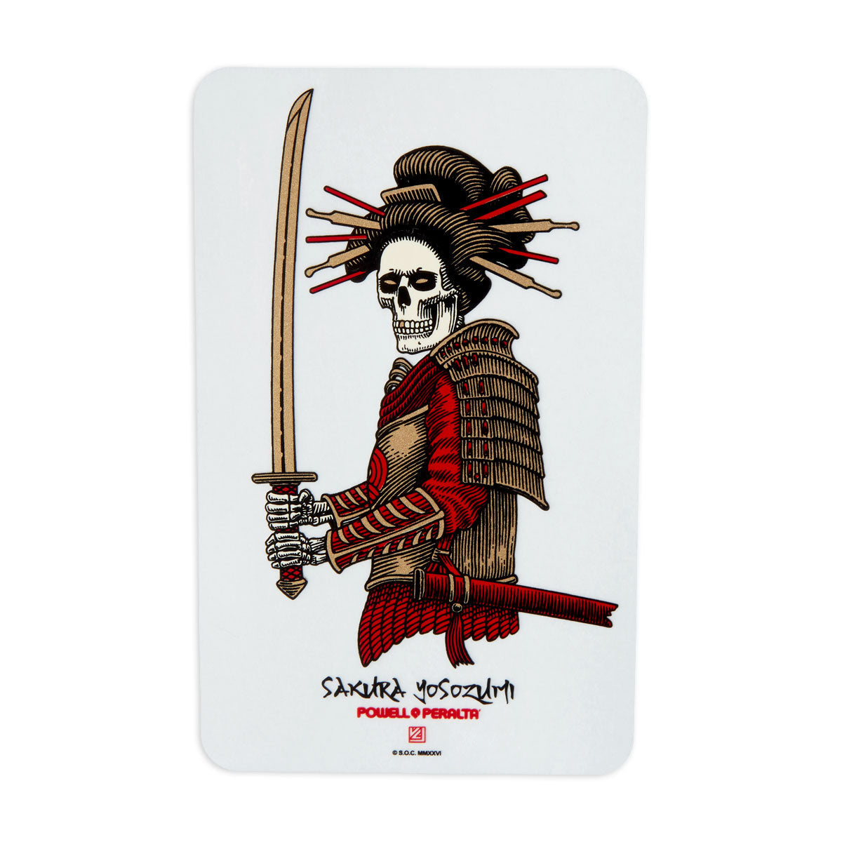 Powell-Peralta Sakura Yosozumi Onna-Bugeisha Sticker image 1