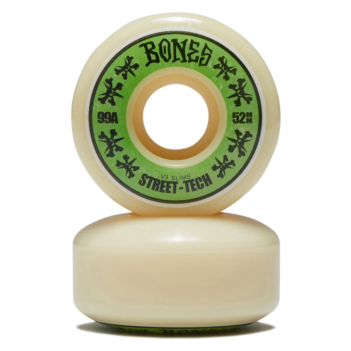 Bones STF Slims 99a V3 Slim Skateboard Wheels - 52mm image 2