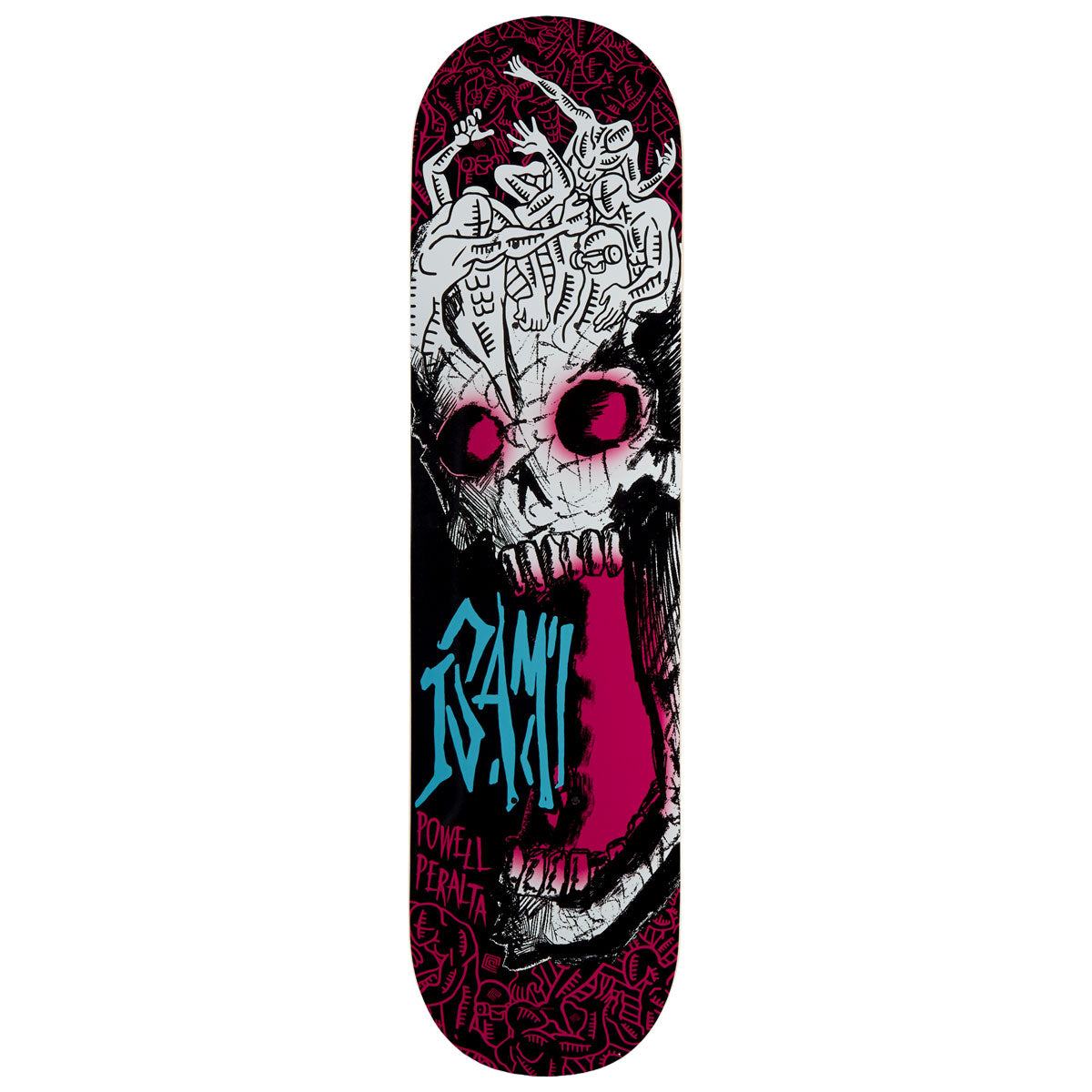 Powell-Peralta Isamu Yamamoto Skull 2 Freestyle Skateboard Deck - 7.25