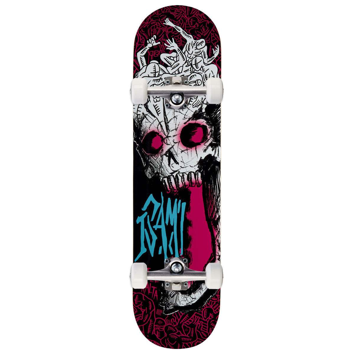 Powell-Peralta Isamu Yamamoto Skull 2 Freestyle Skateboard Complete - 7.25