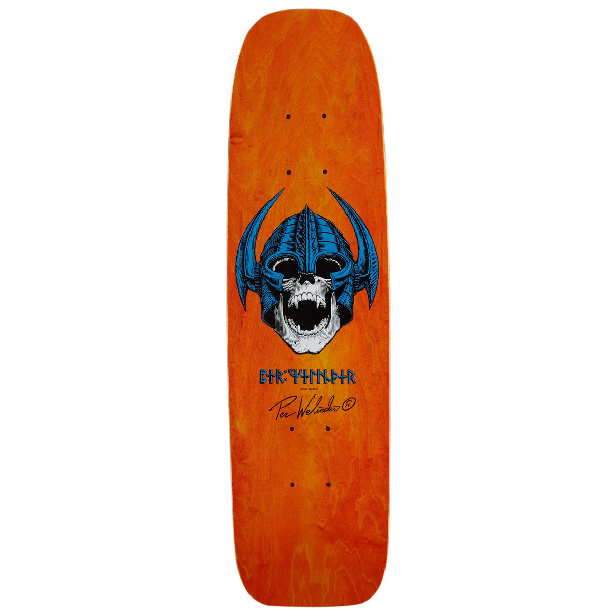 Powell-Peralta Per Welinder OG Freestyle 10 Skateboard Deck - Orange Stain - 7.25