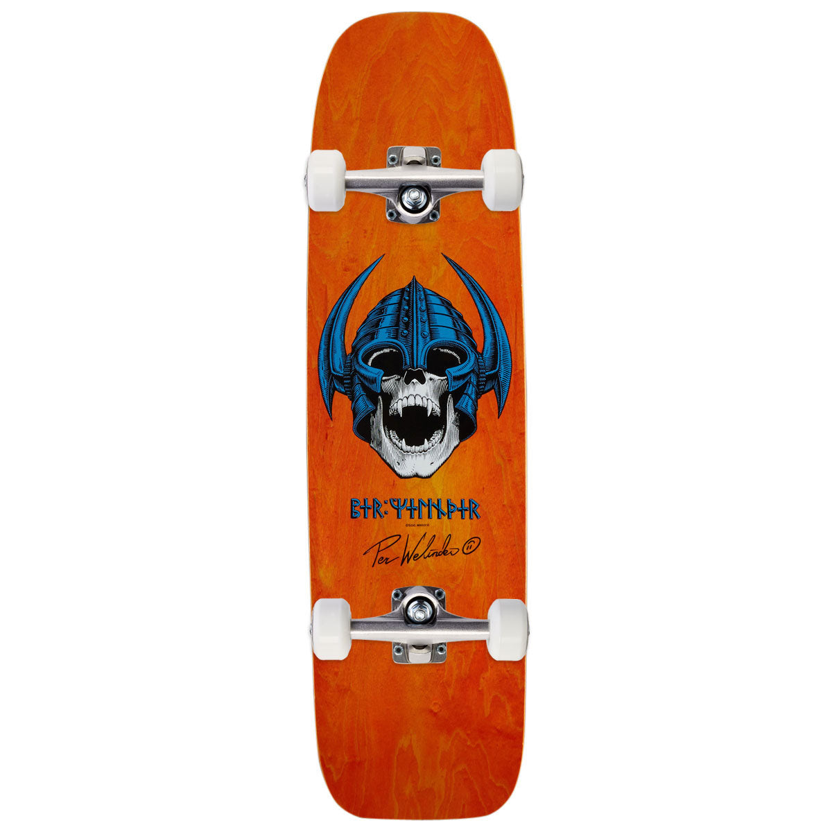 Powell-Peralta Per Welinder OG Freestyle 10 Skateboard Complete - Orange Stain - 7.25