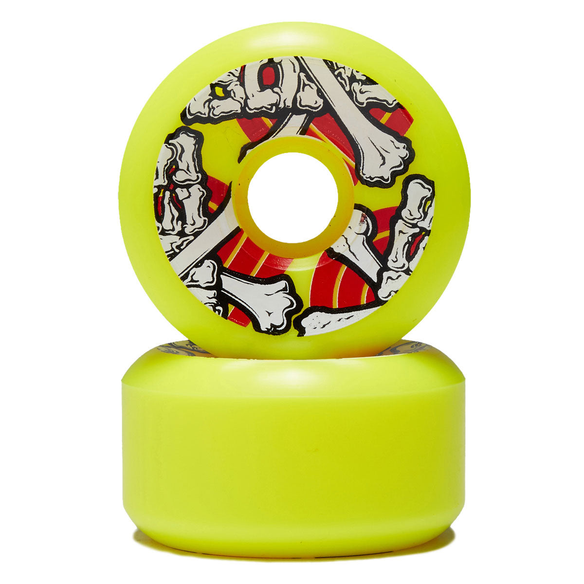 Powell-Peralta OG Cross Bones 97a Skateboard Wheels - Yellow - 64mm image 2