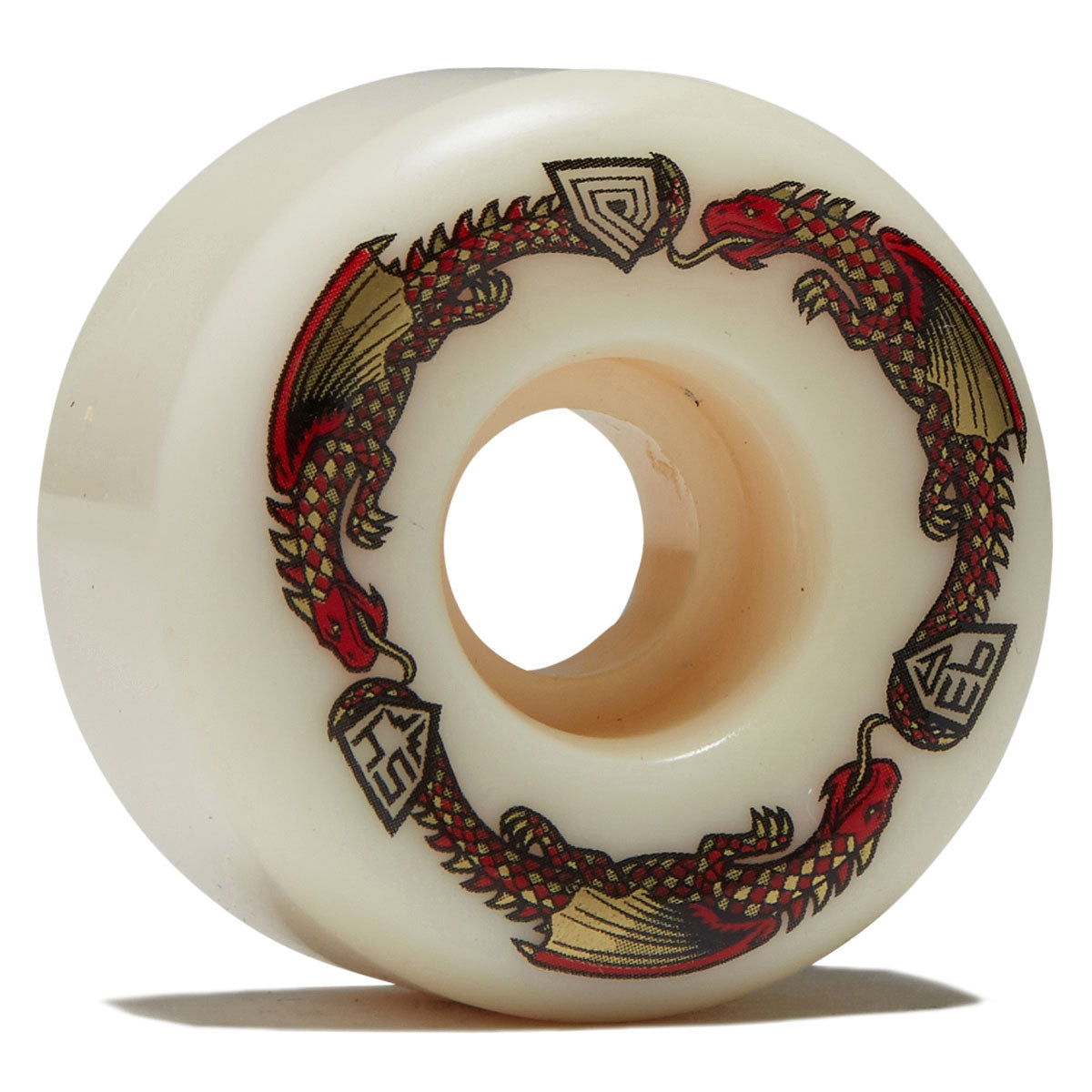 Powell-Peralta Dragon Formula Dragons 93a V7 Skateboard Wheels - Off White - 54mm image 1