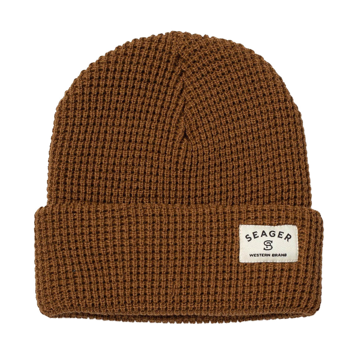 Seager Service 2.0 Waffle Knit Beanie - Brown image 1