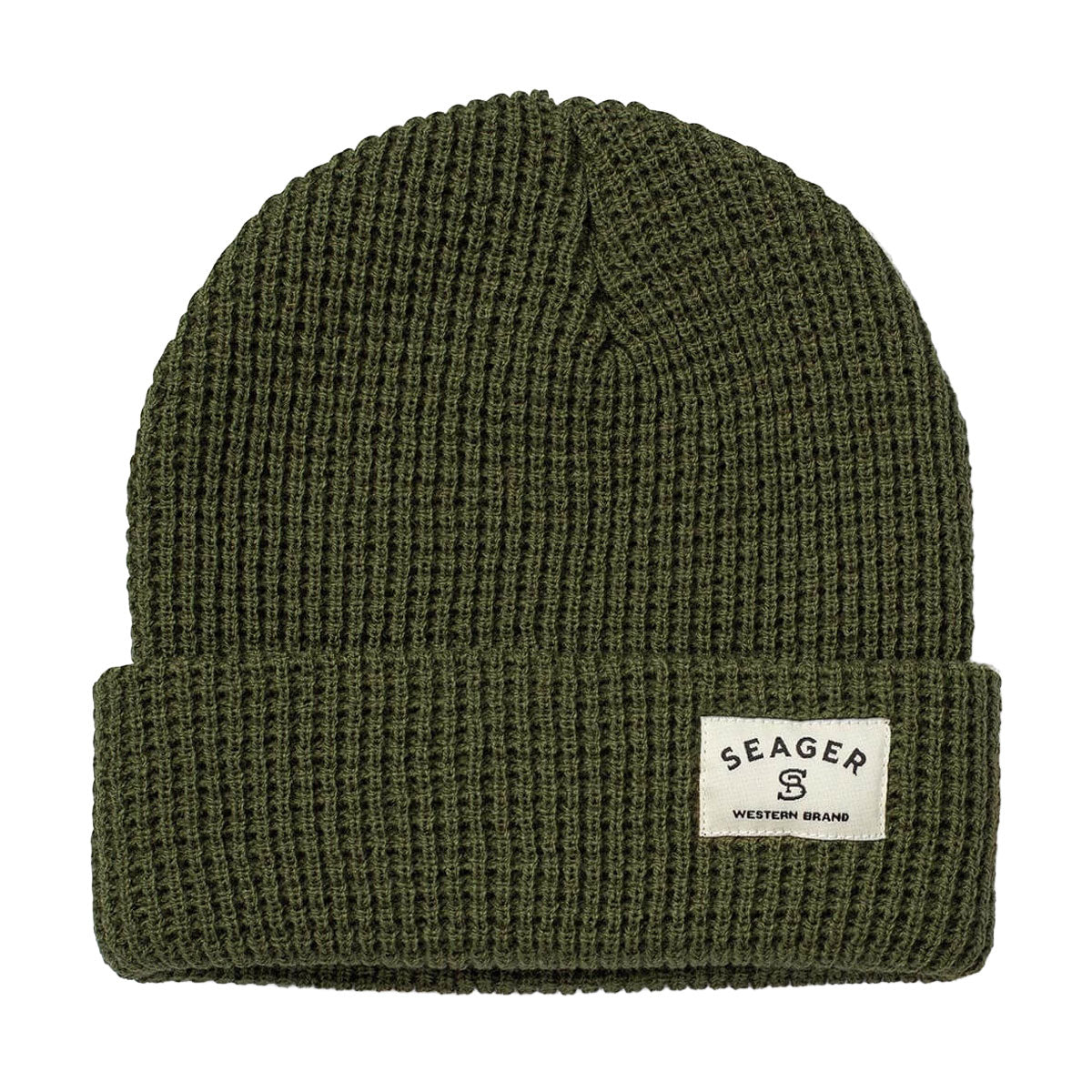 Seager Service 2.0 Waffle Knit Beanie - Army image 1