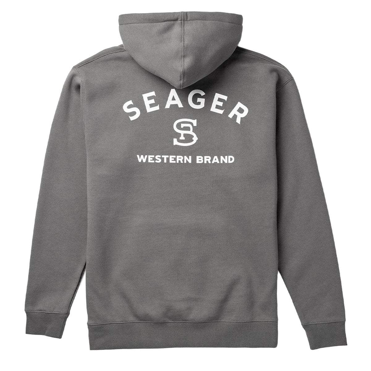 Seager Branded Hoodie - Charcoal image 2