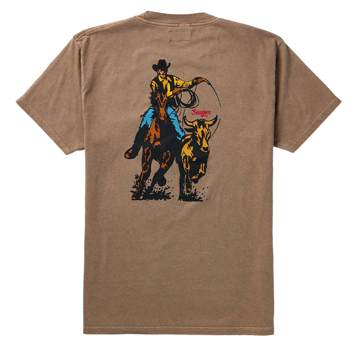 Seager Premium Rodeo Series T-Shirt - Pigment Brown image 1