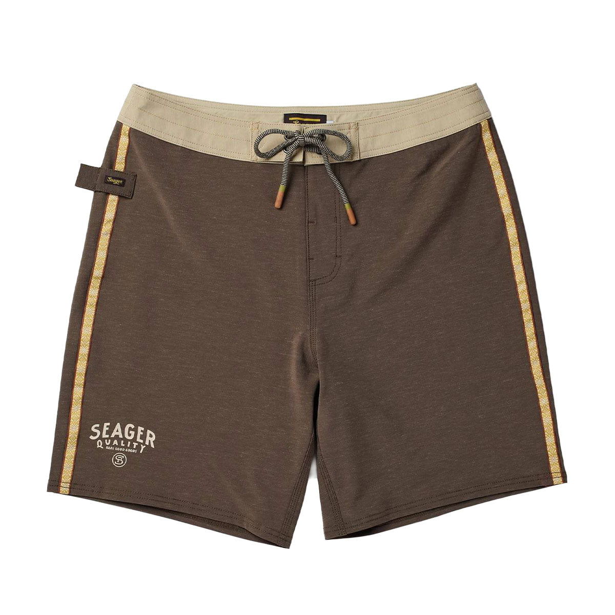 Seager Azteca Boardshorts - Espresso image 1