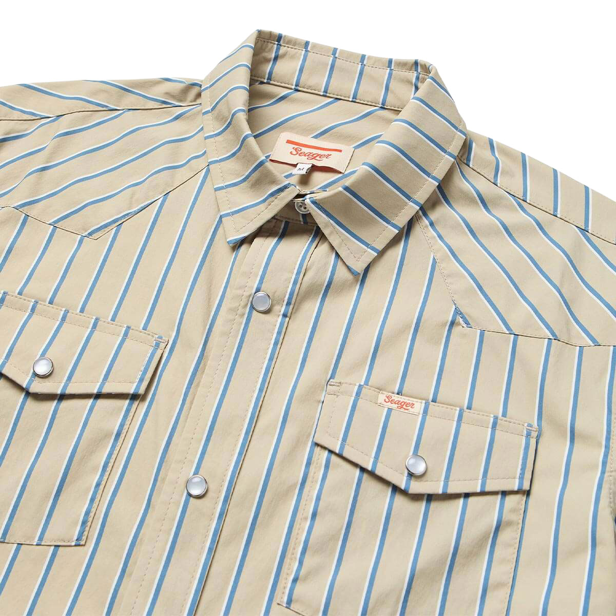 Seager El Ranchero Shirt - Tidal Foam Stripe image 3