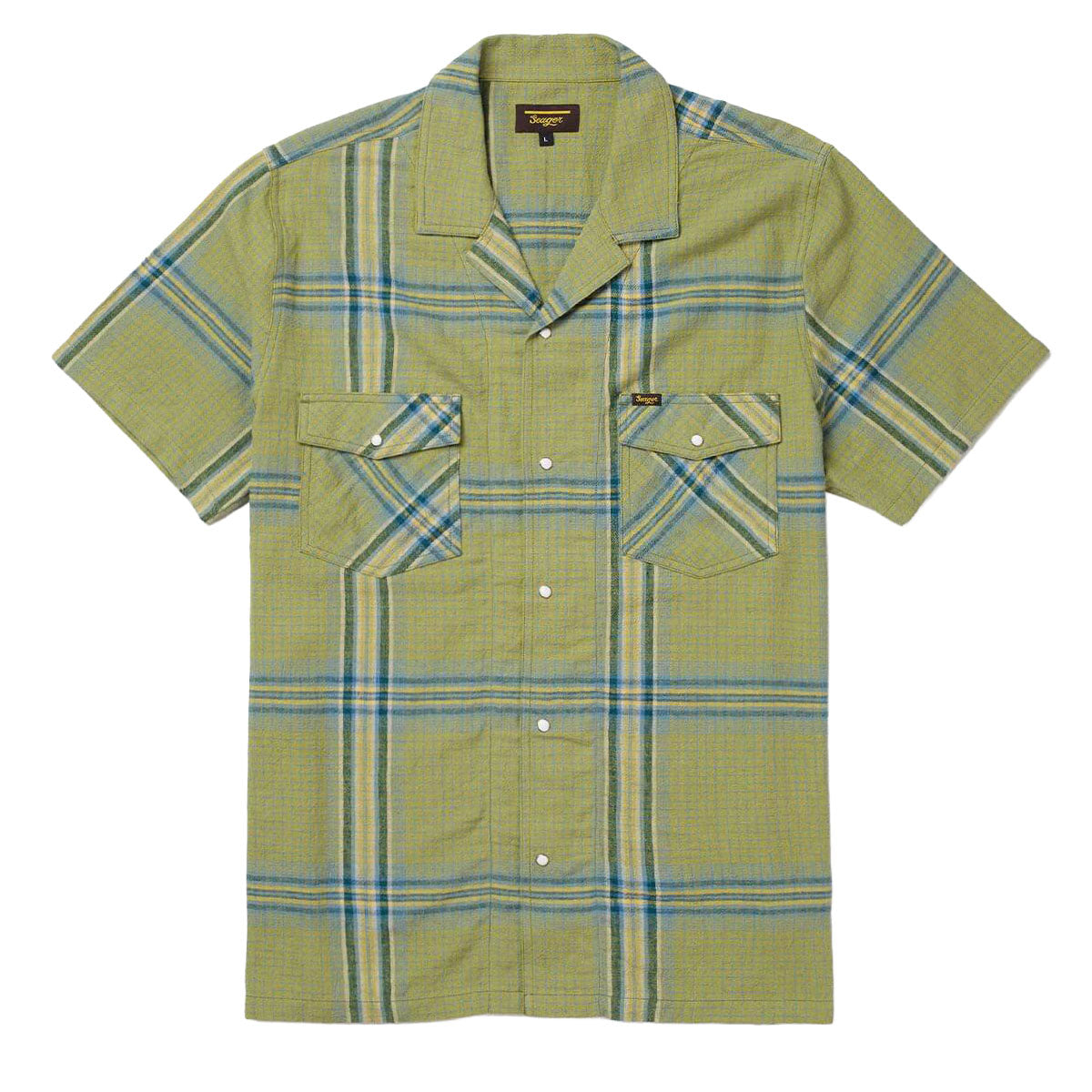 Seager Whippersnapper Shirt - Moss Grid Plaid image 1