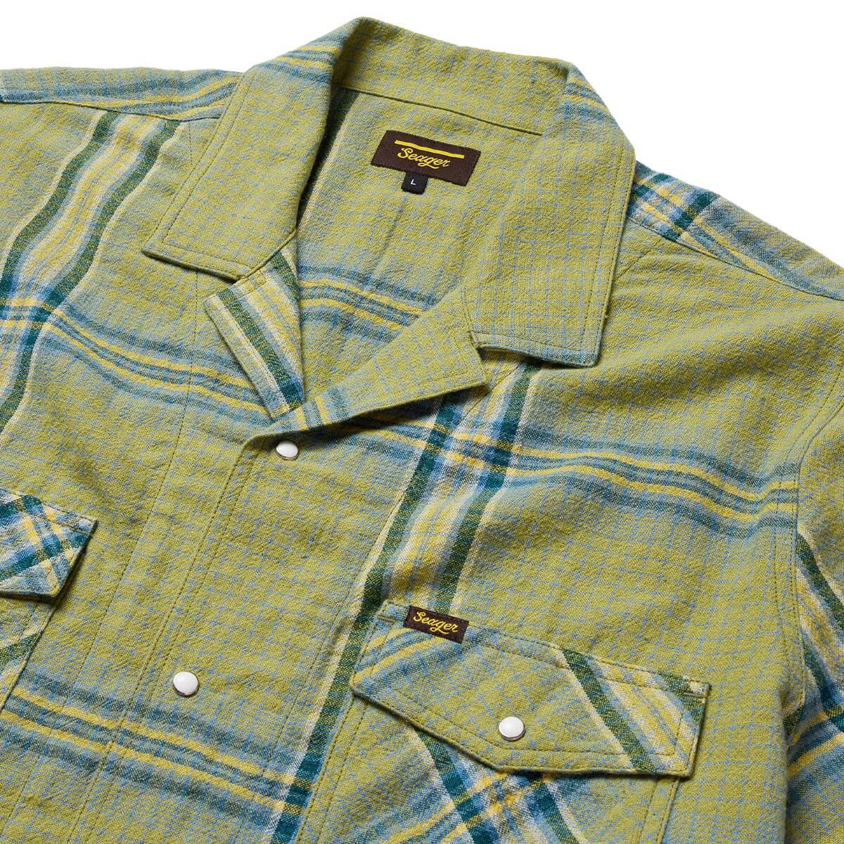Seager Whippersnapper Shirt - Moss Grid Plaid image 4