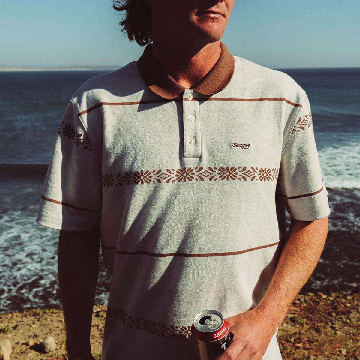 Seager Azteca Polo Shirt - Azteca Tile image 4