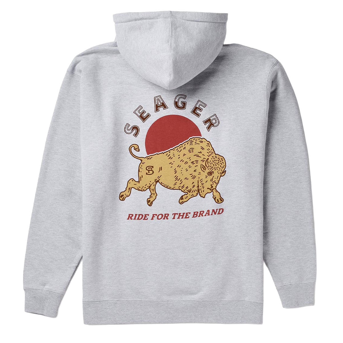 Seager Ride For The Brand Hoodie - Heather Grey image 1