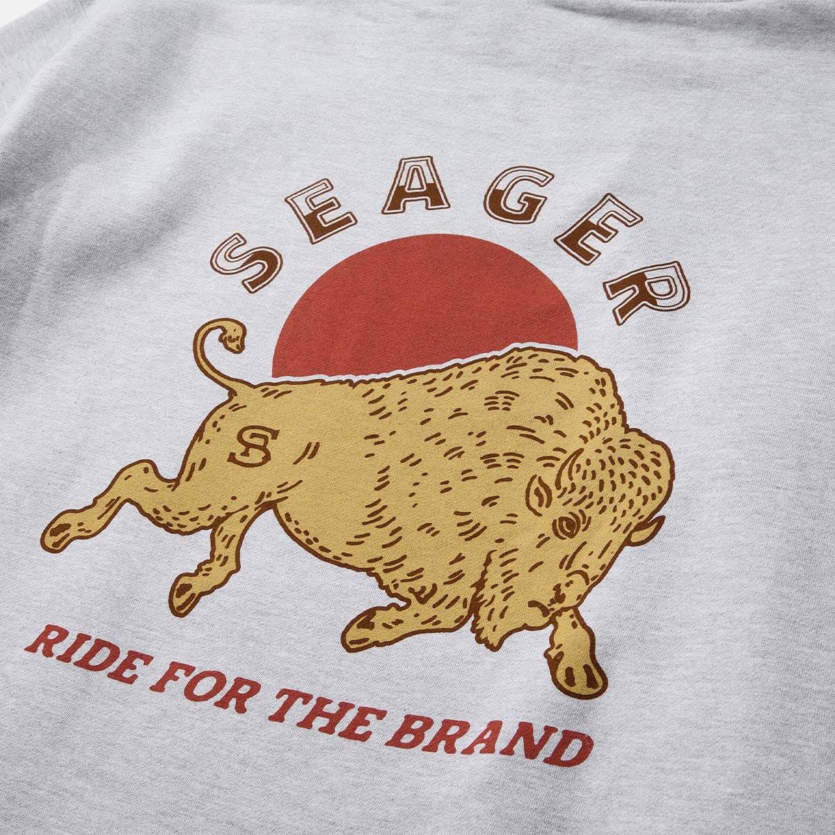 Seager Ride For The Brand Hoodie - Heather Grey image 4