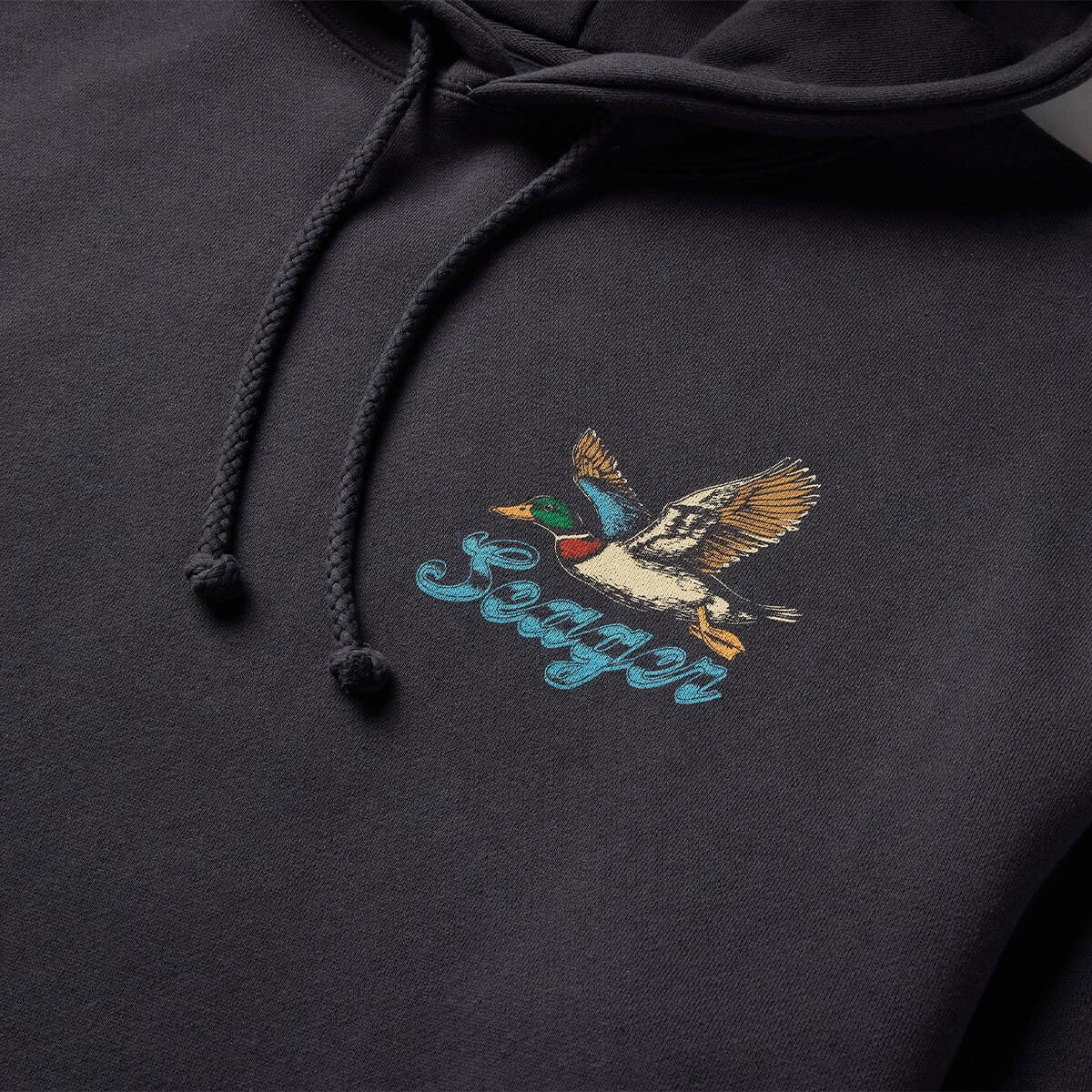 Seager Greenhead Hoodie - Asphalt image 3