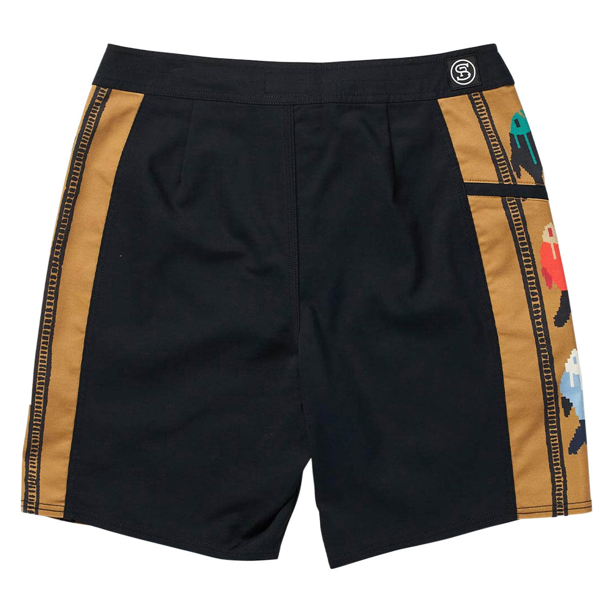 Seager Capo Panel Boardshorts - Upstream Black image 2