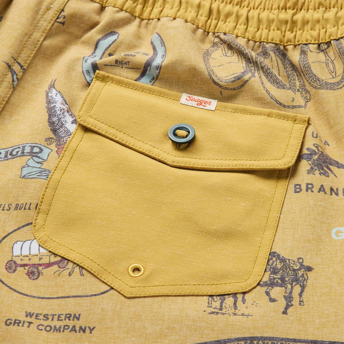 Seager Yuma EW Boardshorts - Bronze image 3