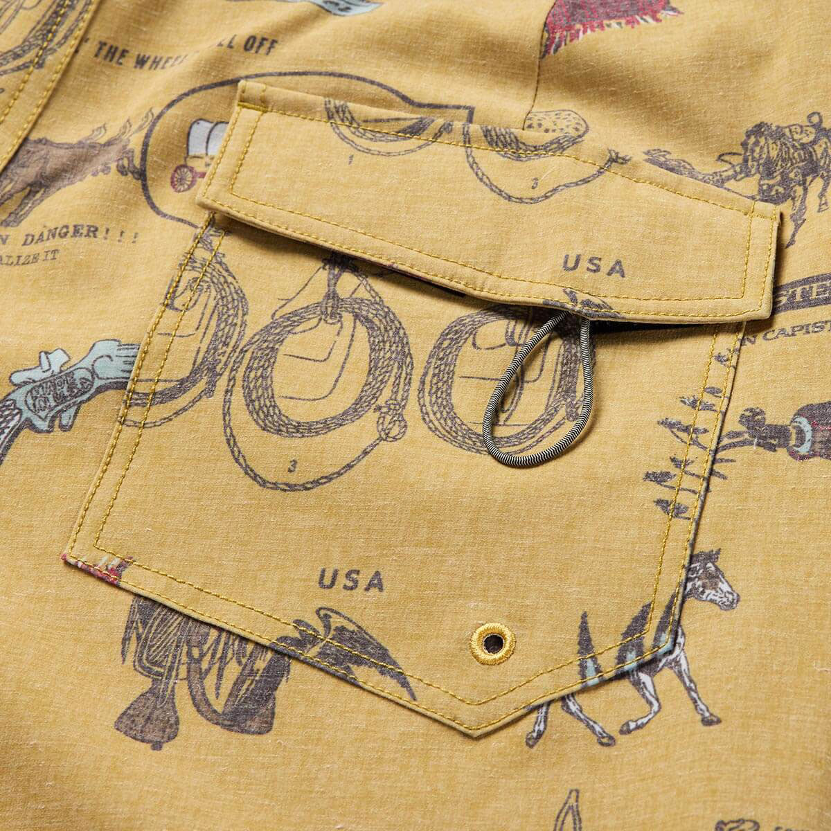 Seager Micro Dose Scallop Boardshorts - Bronze image 4