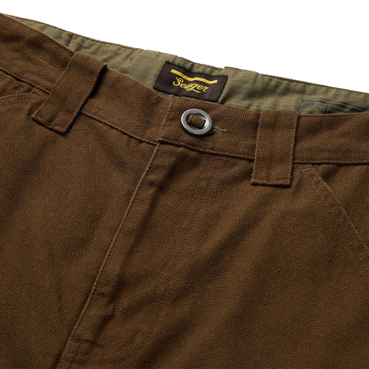 Seager Bison Canvas Shorts - Tobacco image 3