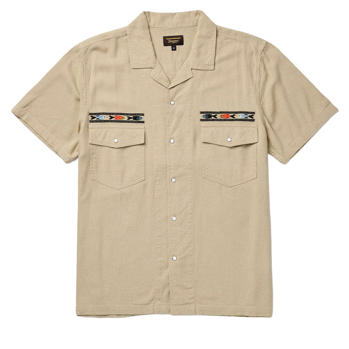 Seager Whippersnapper Embroidered Shirt - Dry Hay image 1