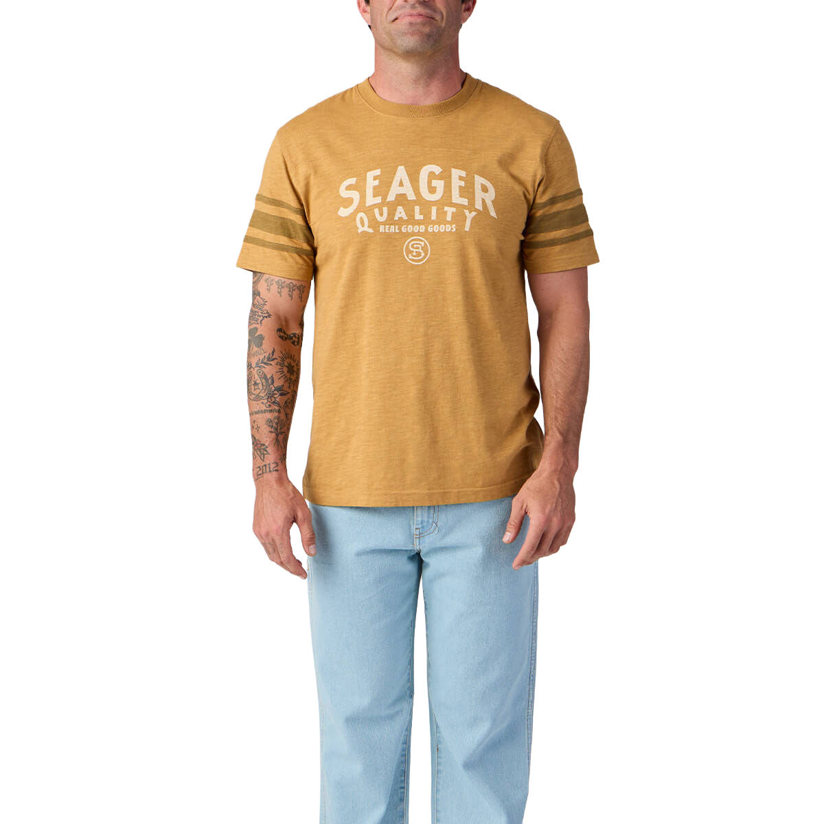 Seager Riggins Crew T-Shirt - Bronze image 3