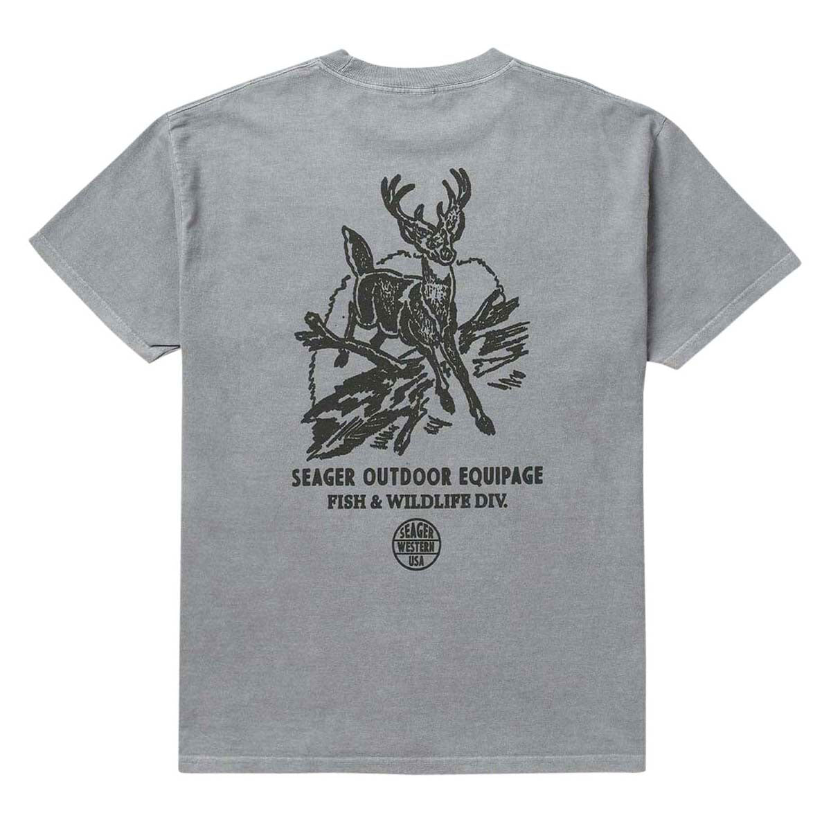 Seager Premium F&W Division T-Shirt - Pigment Grey image 1