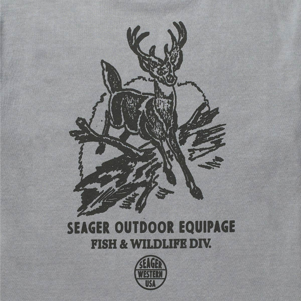 Seager Premium F&W Division T-Shirt - Pigment Grey image 4