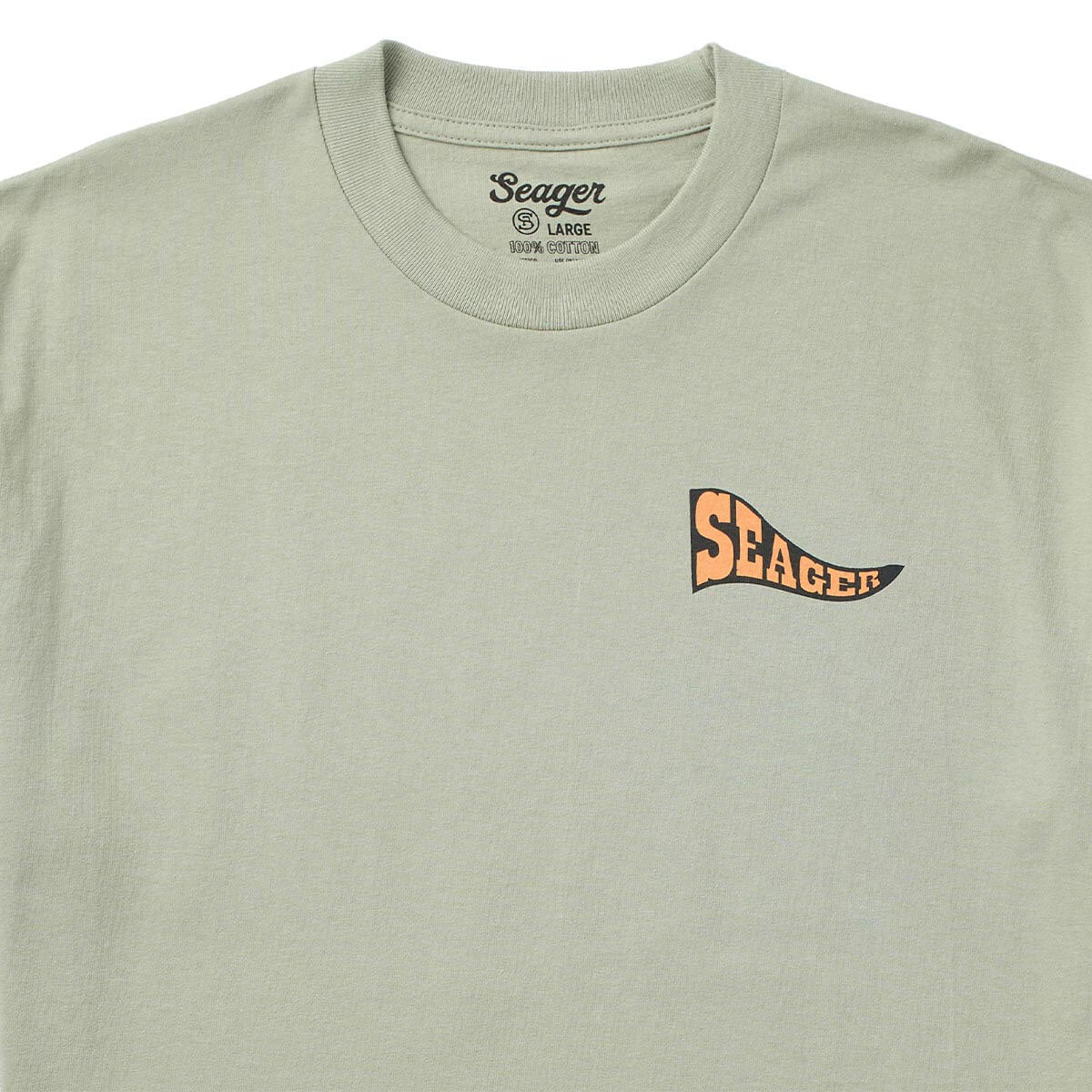Seager Long Ride T-Shirt - Desert Green image 3