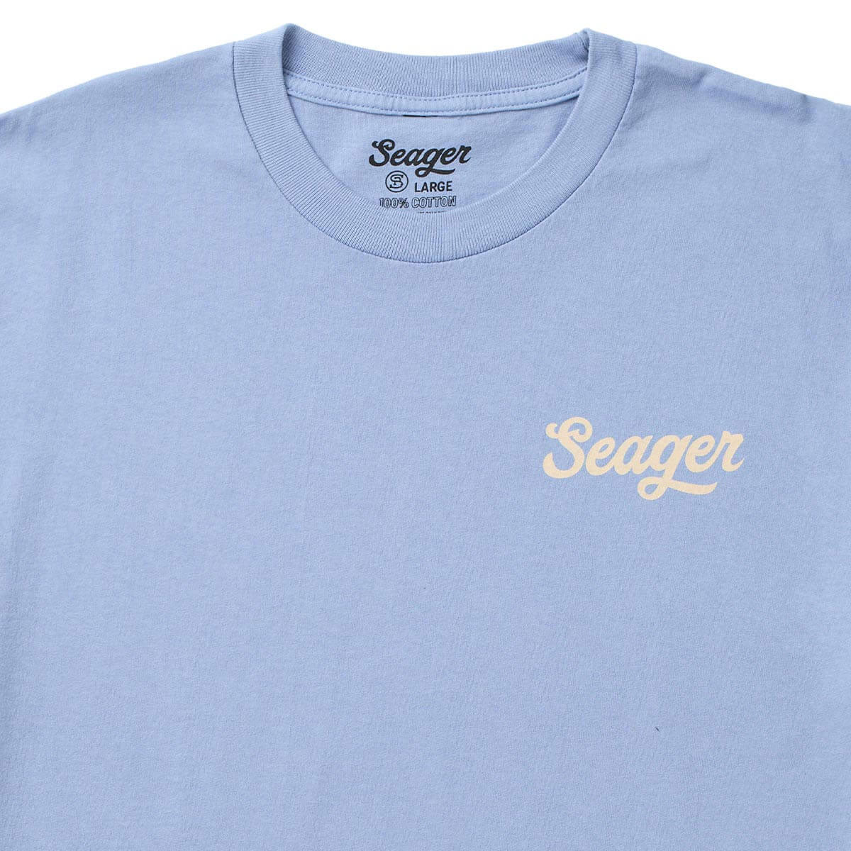 Seager Russ T-Shirt - Faded Denim image 2