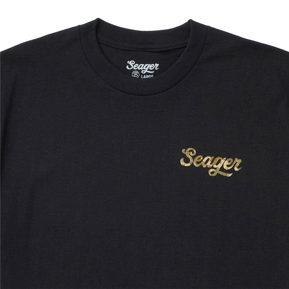 Seager Russ Fill T-Shirt - Black image 3