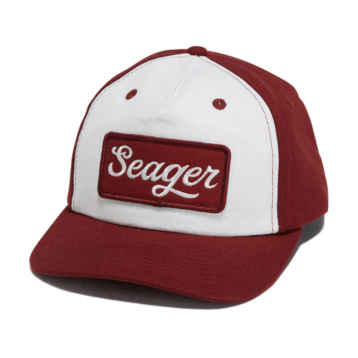 Seager Uncle Bill Snapback Hat - Red/White image 1