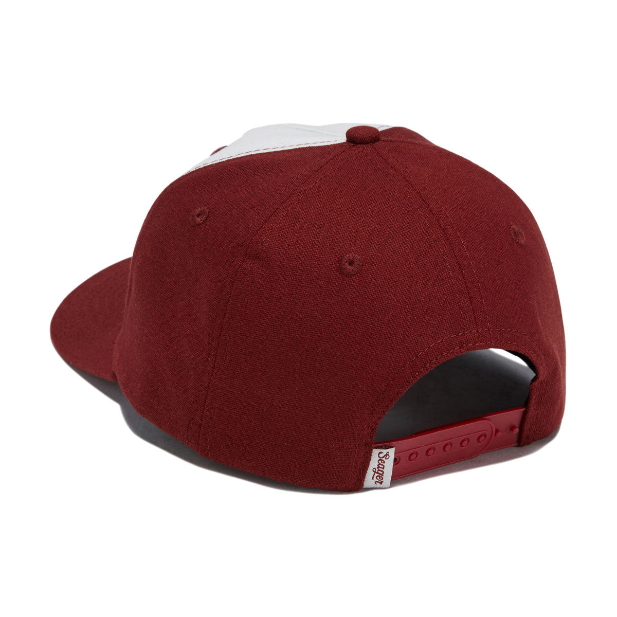 Seager Uncle Bill Snapback Hat - Red/White image 2