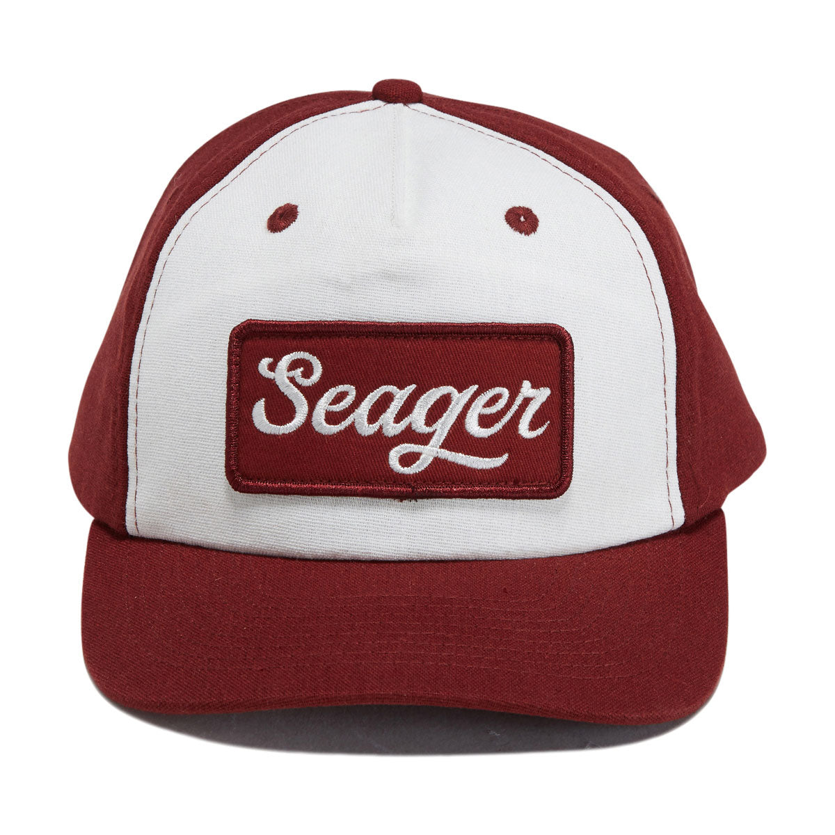 Seager Uncle Bill Snapback Hat - Red/White image 5