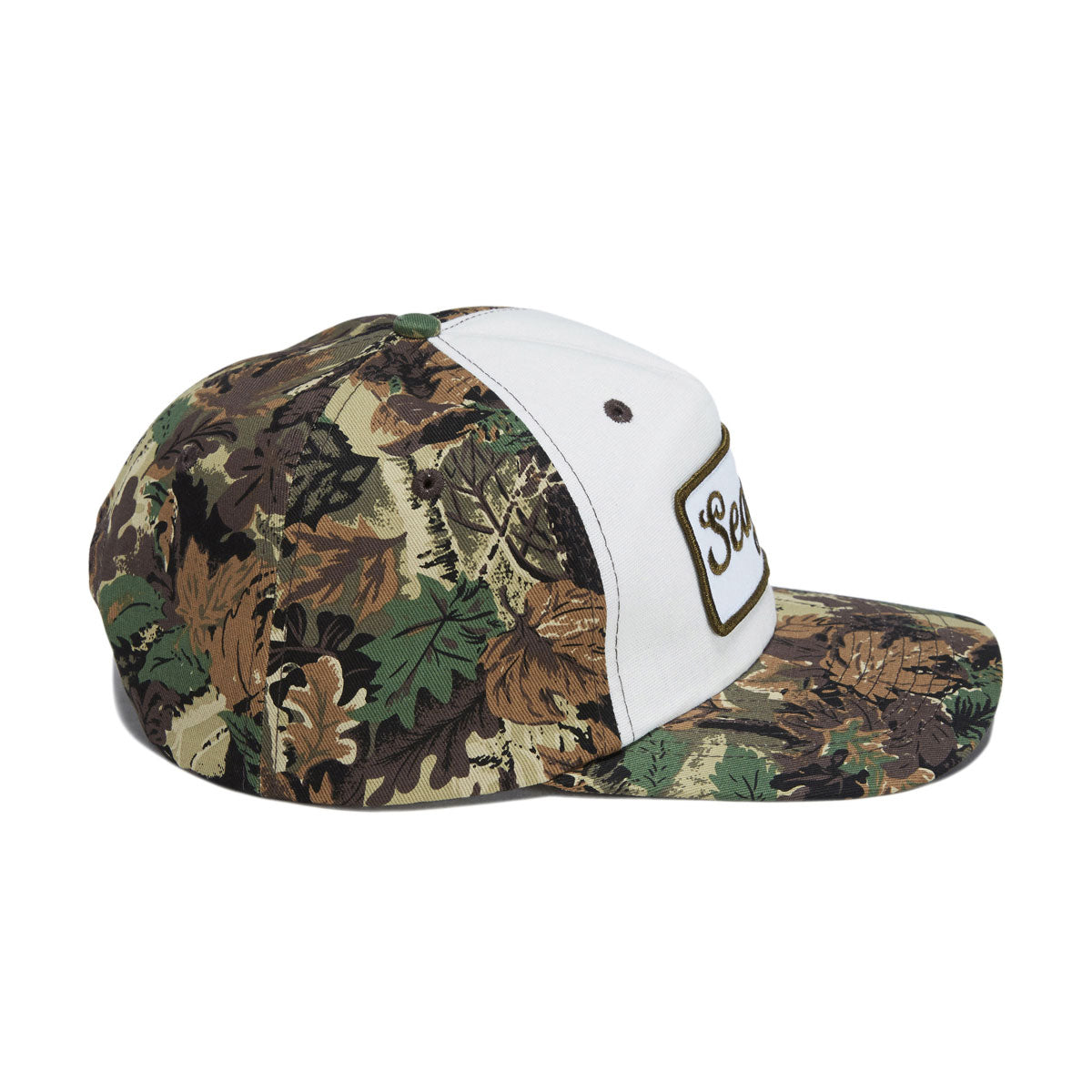 Seager Uncle Bill Snapback Hat - Camo/Cream image 4