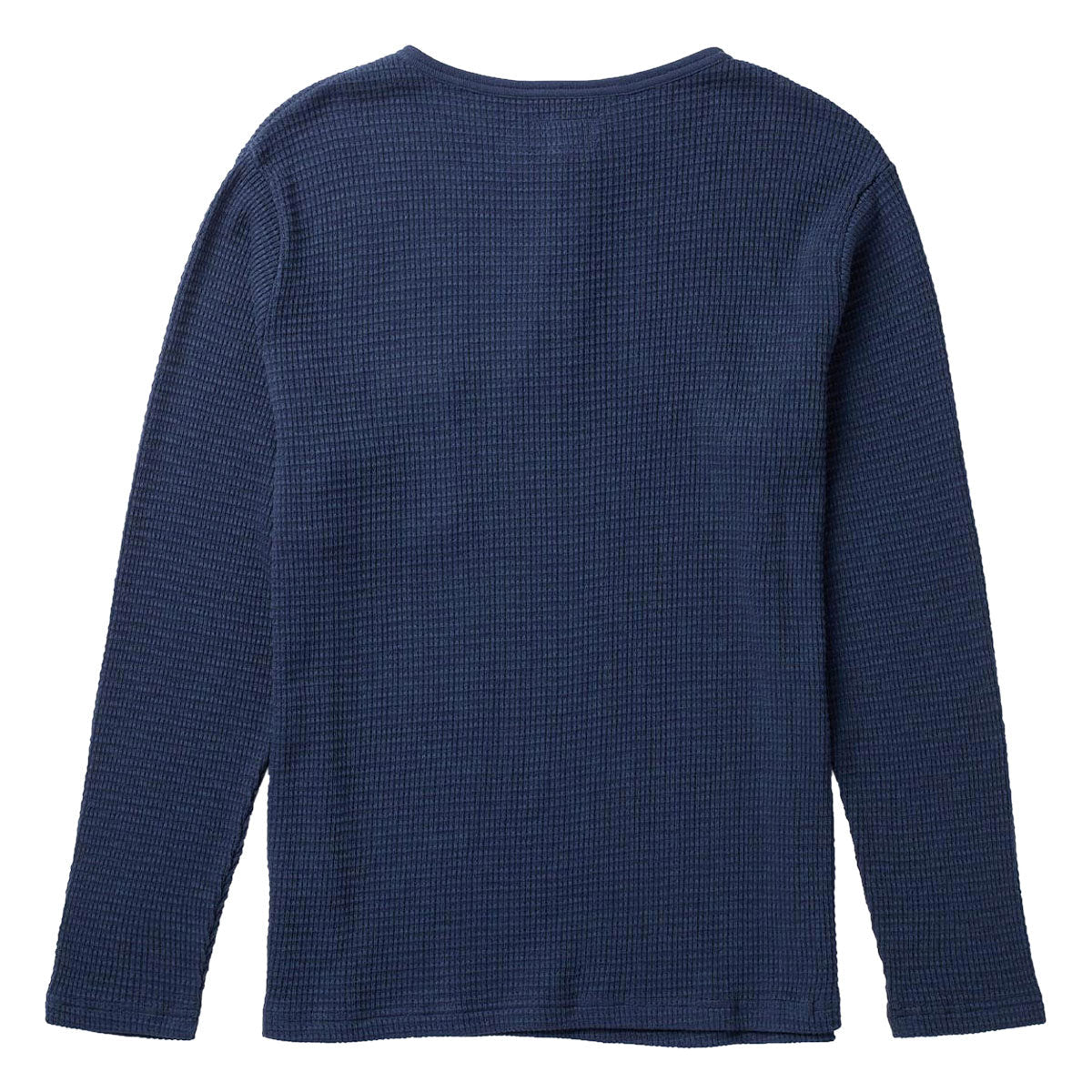 Seager Sawpit Henley Long Sleeve Thermal Shirt - Navy image 5