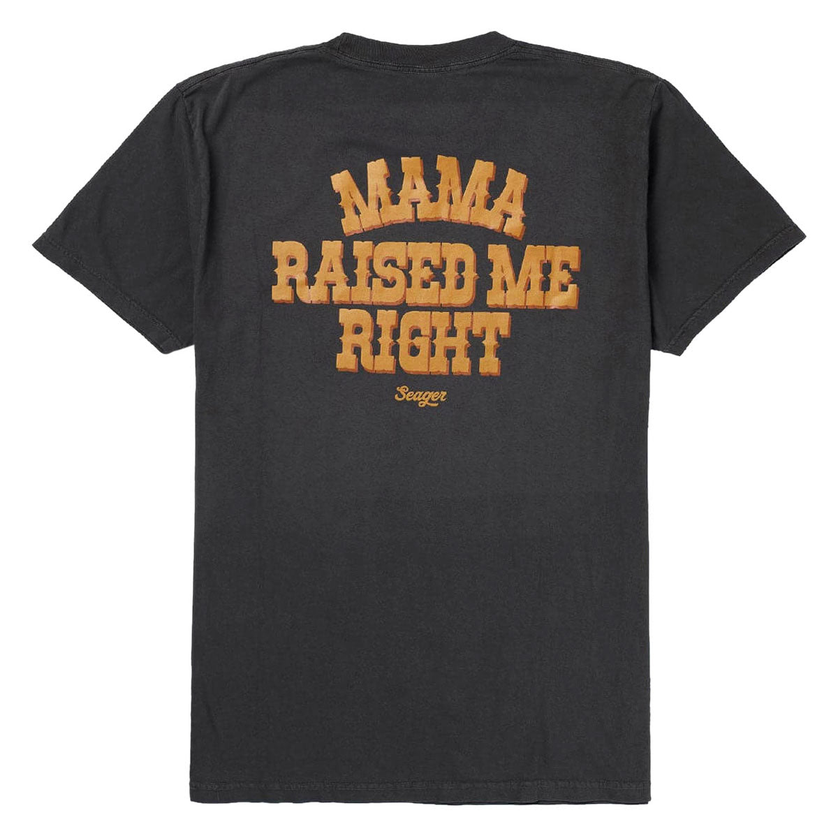 Seager Raised Right T-Shirt - Vintage Black image 1