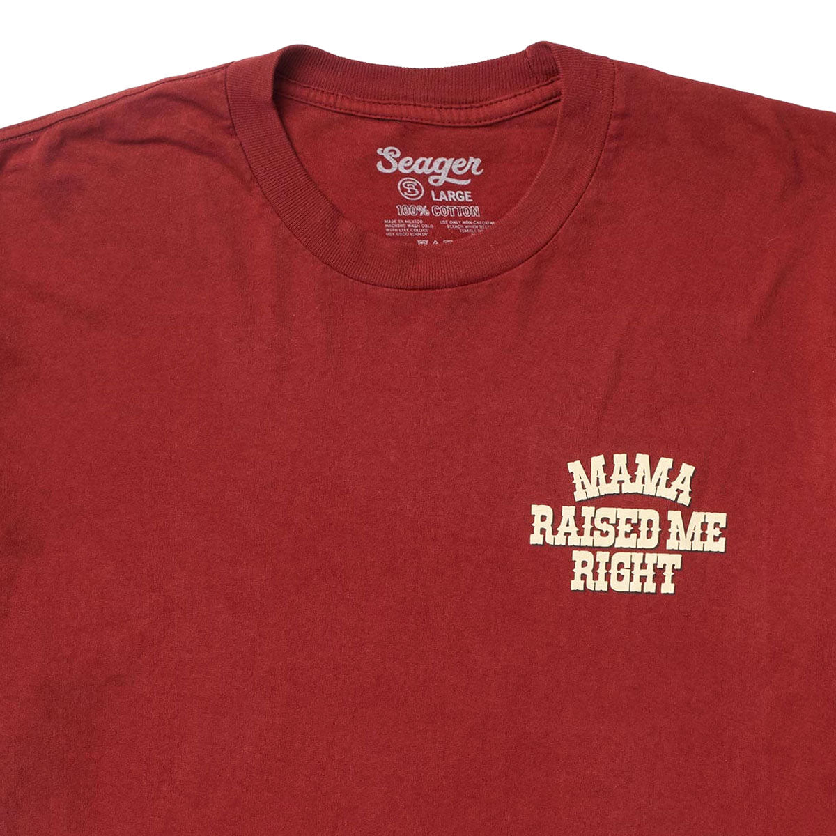 Seager Raised Right T-Shirt - Roasted Red image 3
