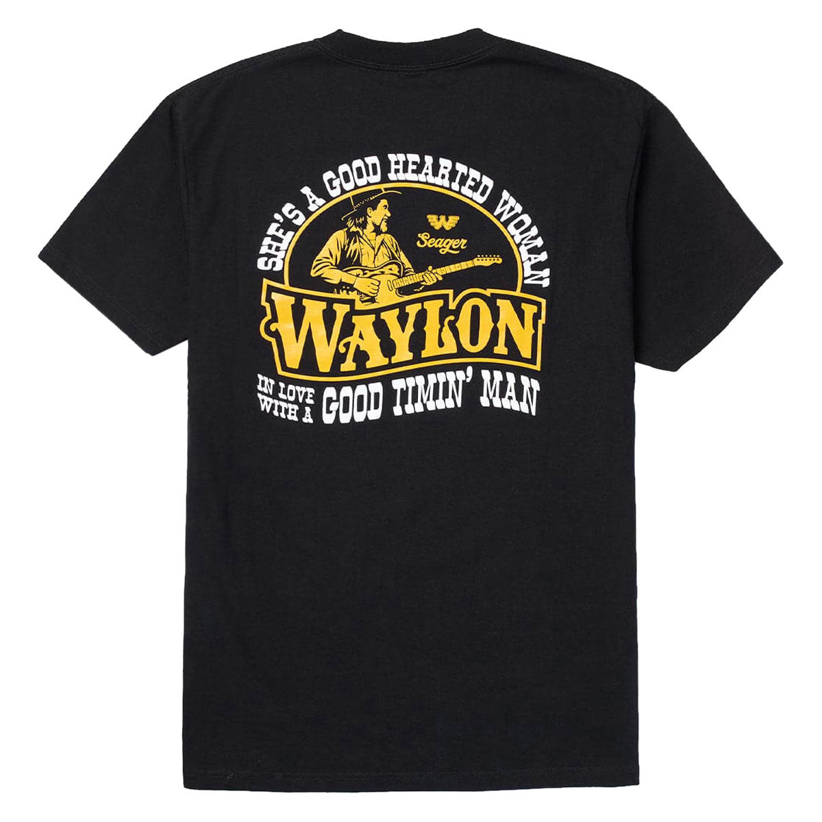 Seager Good Hearted Woman T-Shirt - Black image 1