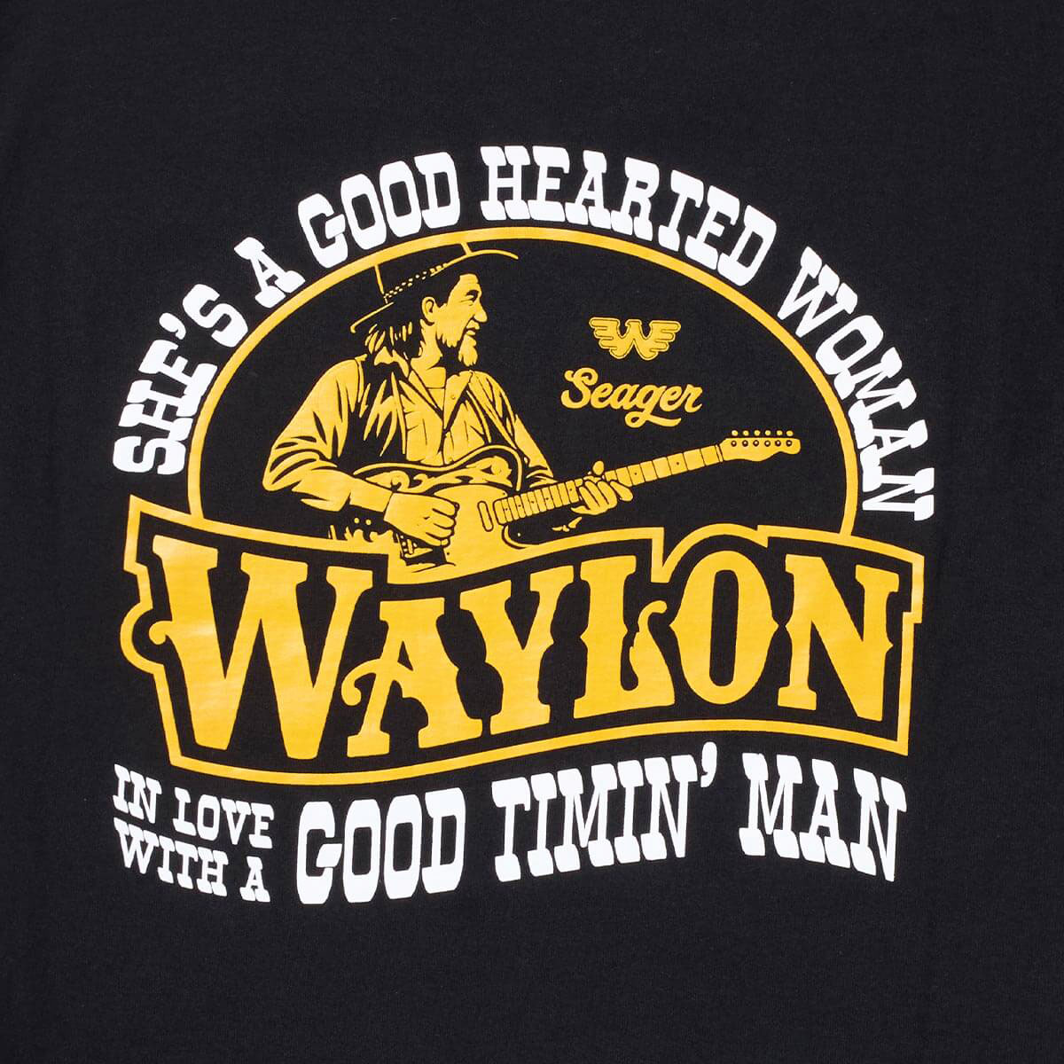 Seager Good Hearted Woman T-Shirt - Black image 3