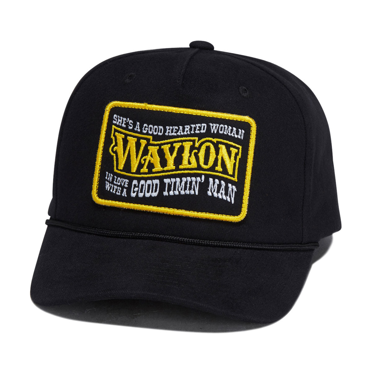 Seager Good Hearted Woman Snapback Hat - Black image 1