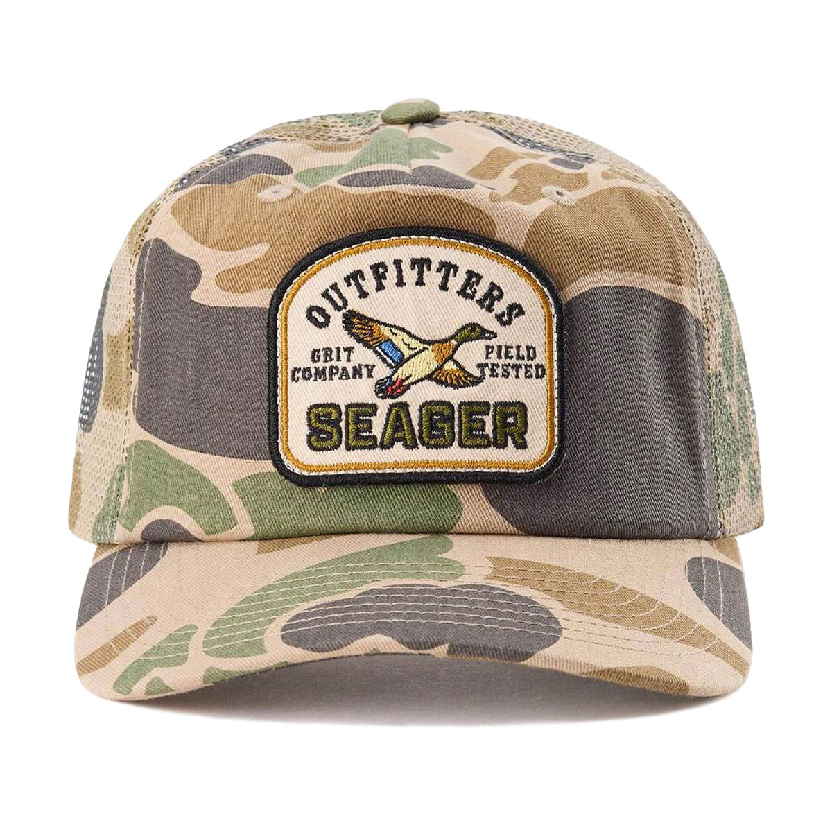 Seager Outfitters Trucker Snapback Hat - Duck Camo image 3