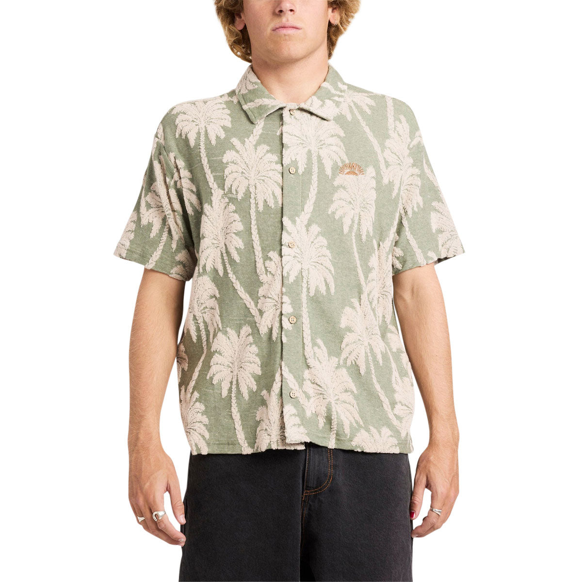 RVCA Palm Fall Shirt - Jade image 1